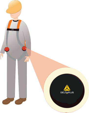 Deltaplus ANTI-KOMPRESNÉ POPRUHY HA203FS